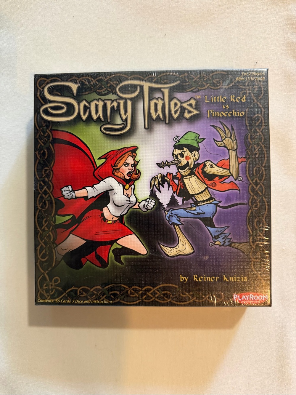 NWT Scary Tales: Little Red vs. Pinocchio Game - Brand New Sealed